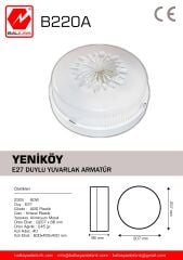 Tavan Glop Armatür-B220A