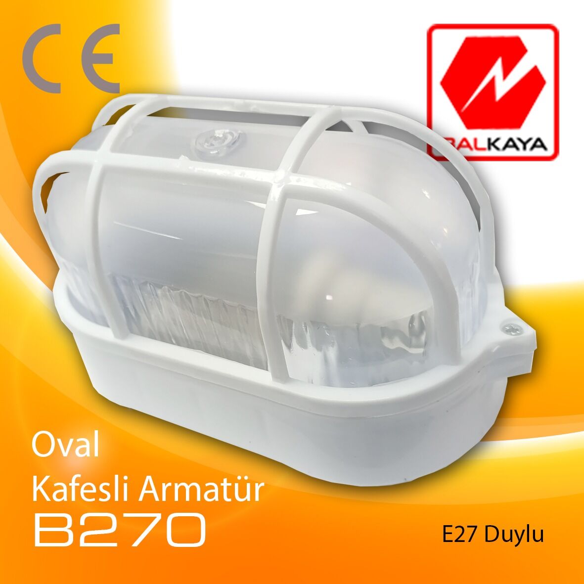 Balkaya-Sarıyer Oval Kafesli Armatür-B270