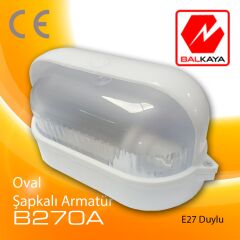 Balkaya Elektrik Oval Şapkalı Armatür