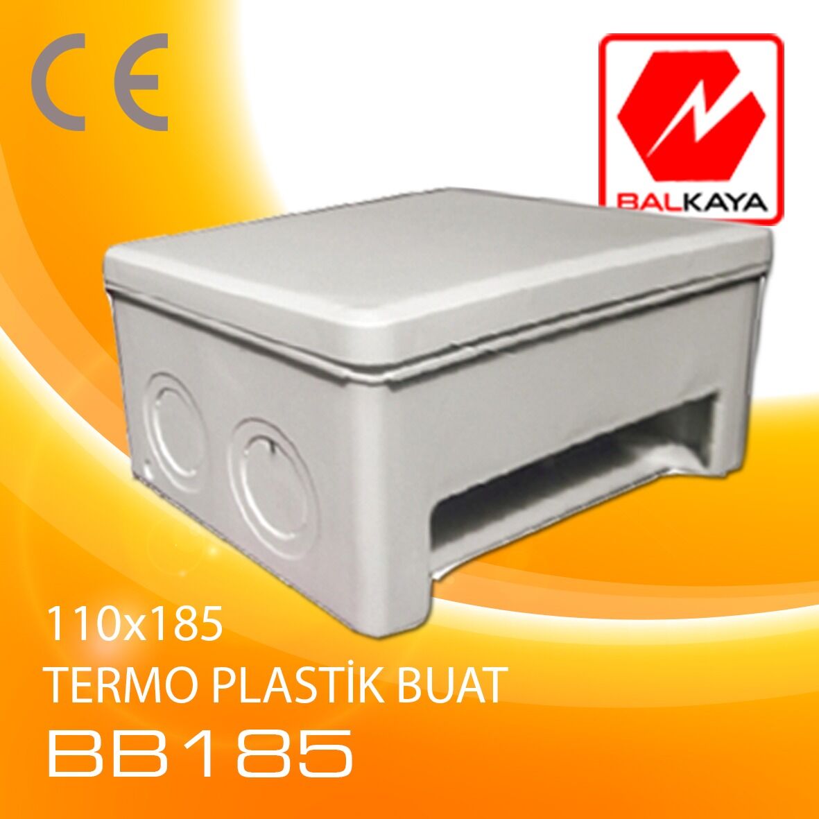 Balkaya-110x180x77mm Termoplastik Kesik Buat-BB185