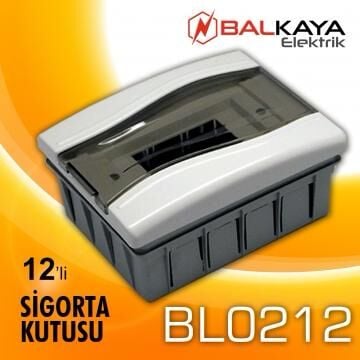 Balkaya Sıva Altı Sigorta Kutusu 12'li-BL0212