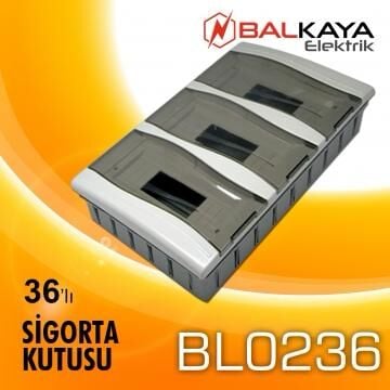 Balkaya Sıva Altı Sigorta Kutusu 36'lı-BL0236