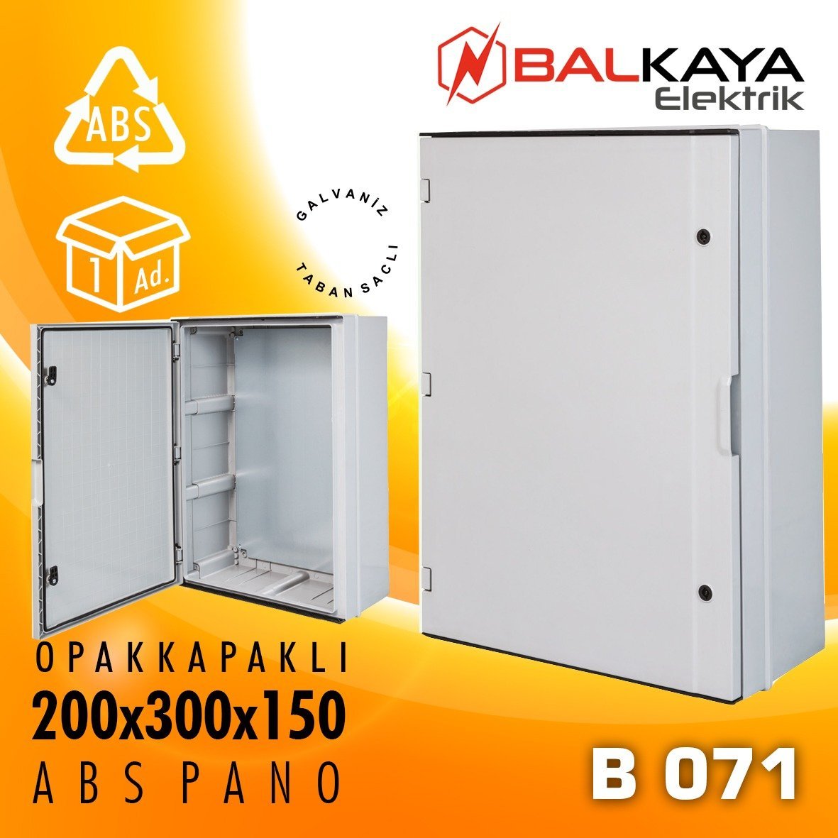 ABS Pano 200x300x150 mm-B071