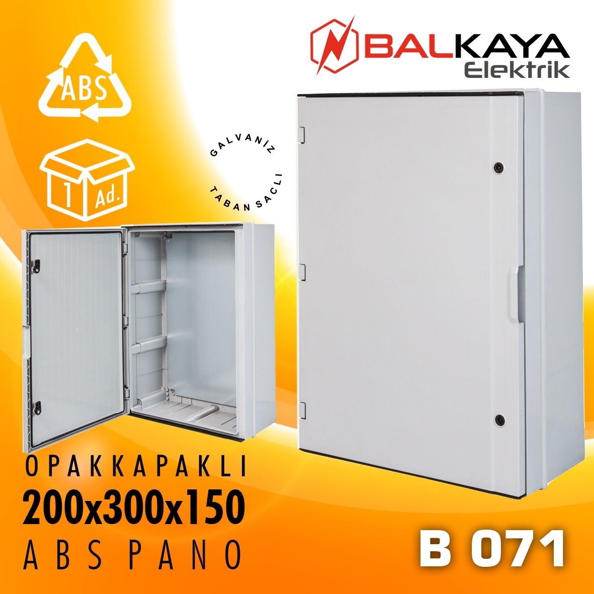 ABS Pano 200x300x150 mm-B071