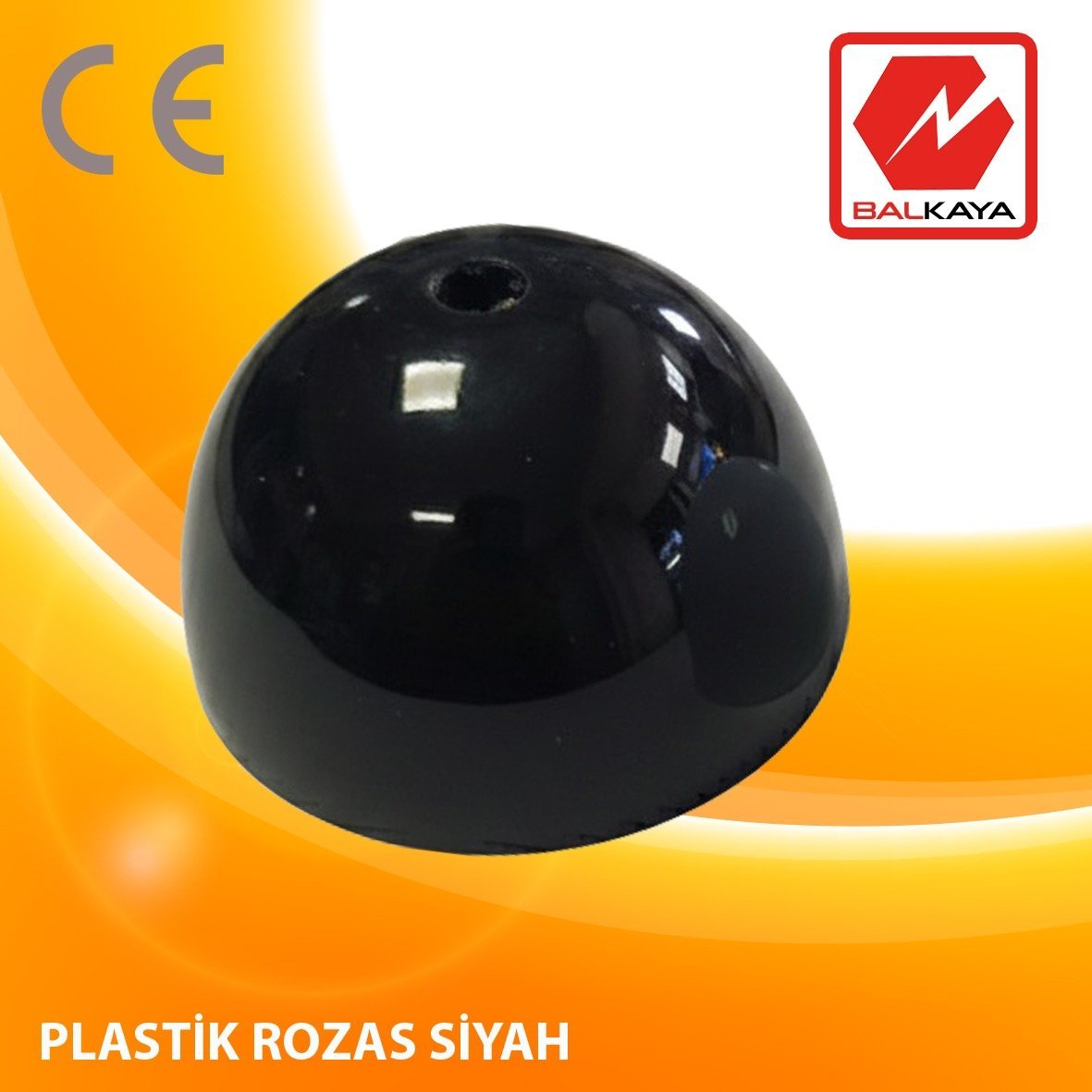Plastik Rozas (Tavan Rozeti) – Siyah
